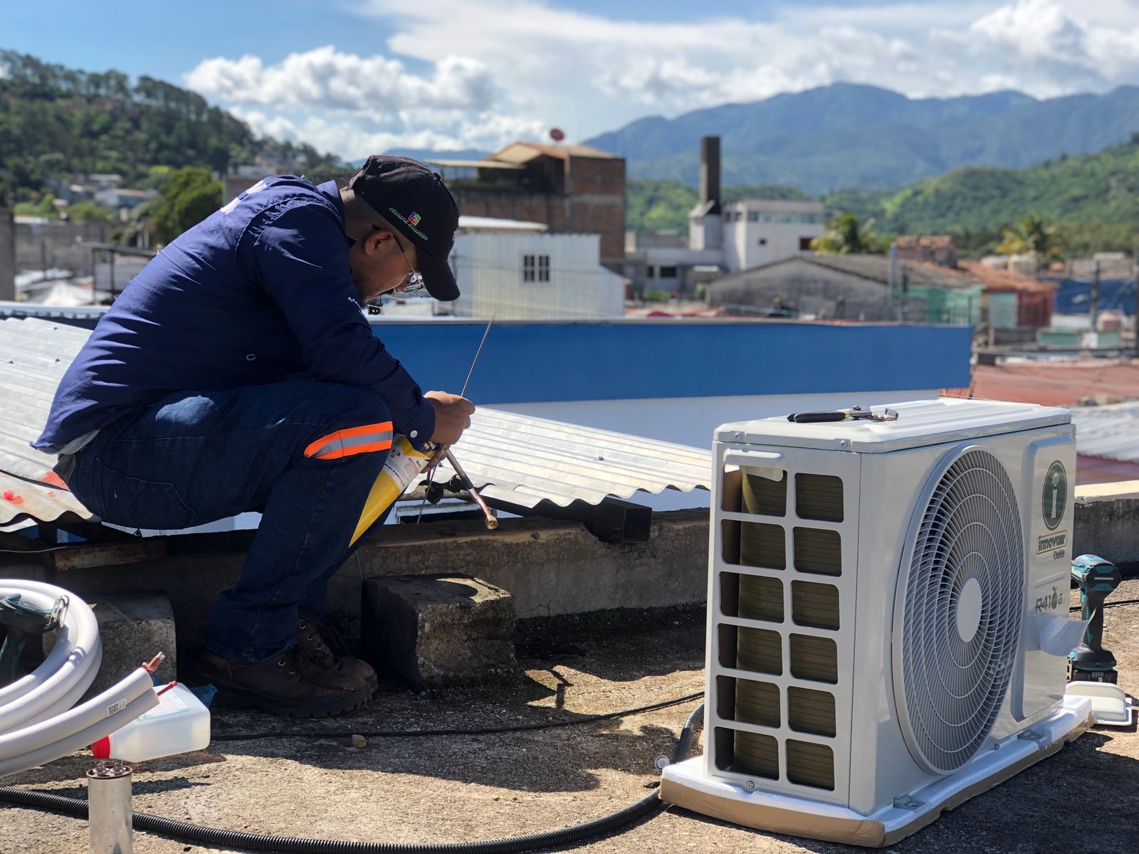 Instalación de aire acondicionado